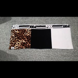 Victoria's Secret PINK Sherpa Lined Throw Blanket